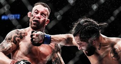 Jorge Masvidal's knockdown of Colby Covington left rival's face disfigured