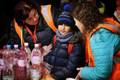 Refugee boy, 11, travels 600 miles alone from Ukraine to Slovakia with phone number written on hand