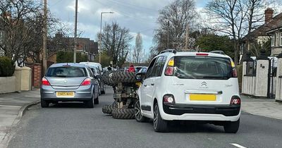 Quad biker in serious condition after crash with BMW