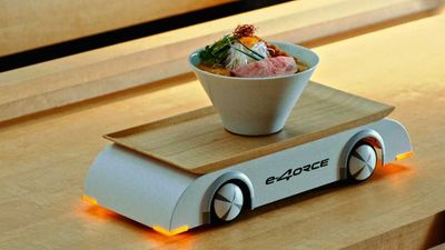 Nissan Puts Ariya's e-4ORCE AWD Tech To Good Use Serving Ramen