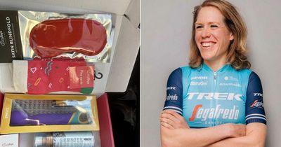 Dutch cyclist reacts after receiving X-rated gift set for time trial win including sex toy