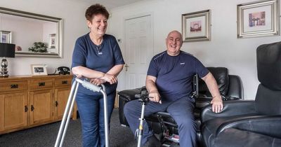 Wife who washed dying husband outside with buckets condemns Scotland's housing