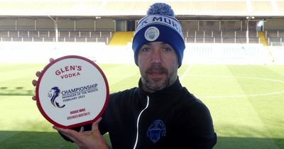 Morton boss Dougie Imrie bags second Manager of the Month award