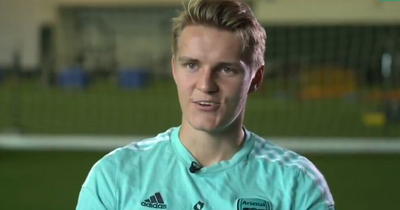 Arsenal star Martin Odegaard responds to comparisons with former idol Mesut Ozil