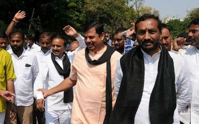 BJP demands KCR to lift suspension of MLAs