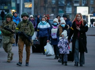 Mayor of Ukraine's Lviv appeals for help with flood of displaced people