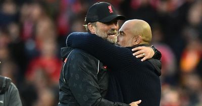Jurgen Klopp issues 'insane' response after Pep Guardiola claim about Liverpool