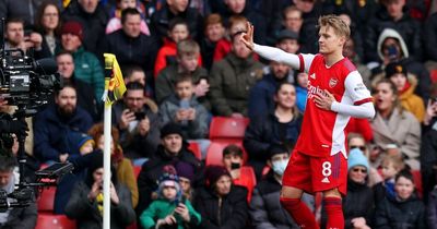 Martin Odegaard's goal celebration after scoring for Arsenal against Watford has been explained