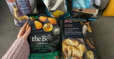Morrisons, Sainsbury's, Aldi, M&S and Tesco supermarket salt and vinegar crisps were tested and one was soggy