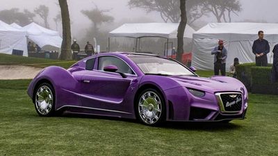 First Hispano Suiza Carmen Boulogne Comes To US And It's Bright Purple