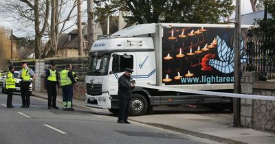 Russian embassy accuses gardai of standing 'idle' as truck crashed through gates