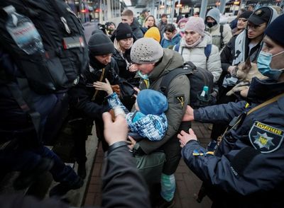 Child cancer patients forced to flee Kyiv hospital as Russian bombing intensifies