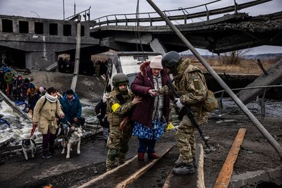 Ukraine blasts Russian plan for ‘humanitarian corridors’