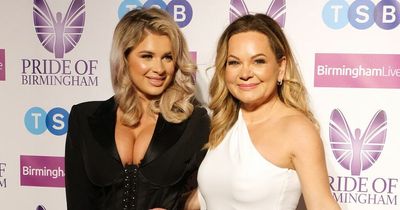 Liberty Poole poses with her lookalike mum at the Pride of Birmingham awards