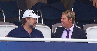 Russell Crowe pens heartfelt tribute to close pal Shane Warne after cricketer's death