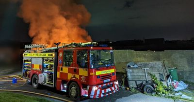 Firefighters deal with blaze at 'unofficial waste' site in Dublin