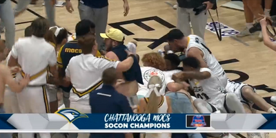Listen to the bonkers radio call of David Jean-Baptiste’s stunning OT 3 that sent Chattanooga to the NCAA tournament