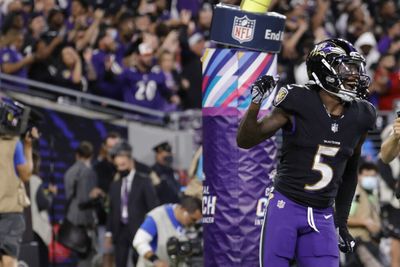 Price tag for 5th-year option of Ravens WR Marquise Brown established