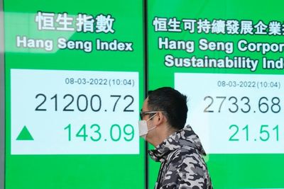 Asian shares extend losses as oil prices push higher