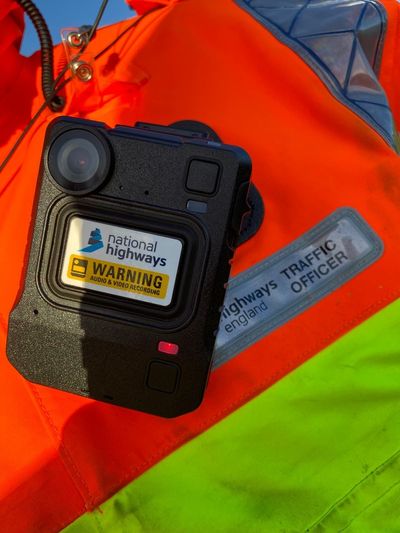 Motorway traffic officers given body-worn cameras after abuse from drivers