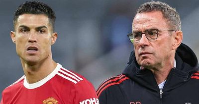 Cristiano Ronaldo 'furious' with Ralf Rangnick over derby call that rocked Man Utd stars