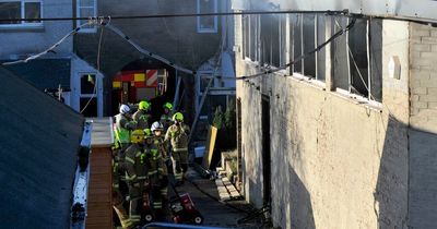 Dumfries firefighters spend several hours tackling derelict building blaze