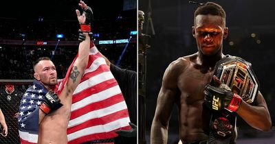 Colby Covington warned he would be "knocked the f*** out" by Israel Adesanya