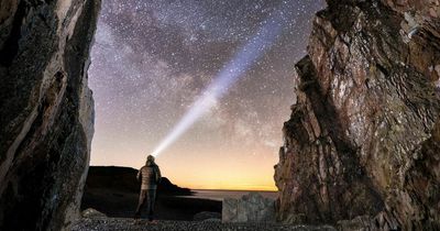 Incredible image of Milky Way captured from cave where The Wicker Man movie was filmed