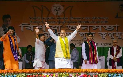 Amit Shah sounds poll bugle in Tripura, urges people to give BJP another 5 years