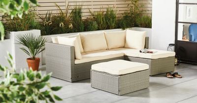 Aldi's rattan garden corner sofa returns with an upgrade for 2022