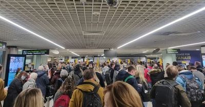 Huge delays and 'massive' queues at Dublin and Manchester airports prompt passenger fury