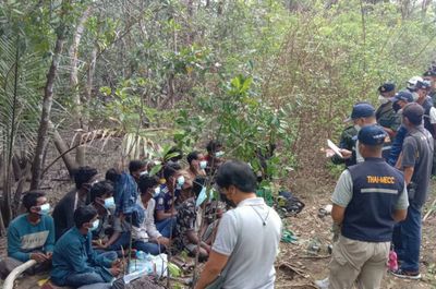 Illegal migrants en ruote to Malaysia caught in Ranong