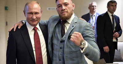 Vladimir Putin tested Conor McGregor’s whiskey for poison before drinking it