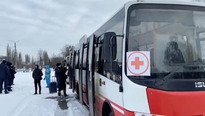 Second convoy of evacuees leaves Ukraine's Sumy, Ukrainian official says