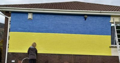 'We've painted our house blue and yellow to show our support for Ukraine'
