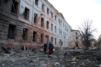 Ukraine war in pictures: Civilians flee as Russians break ceasefires and refugee numbers soar