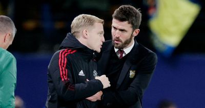 Michael Carrick makes Donny van de Beek admission on his lack of chances at Manchester United