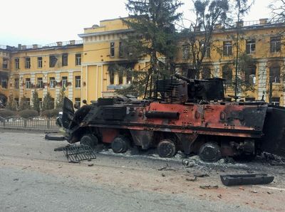 Russia says destroyed around 900 Ukrainian armoured vehicles since Feb. 24
