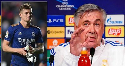 Carlo Ancelotti's defiant message to Toni Kroos ahead of Real Madrid vs PSG