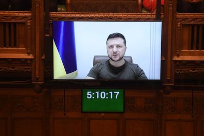 Here is what Ukrainian President Zelensky said during historic Parliament speech