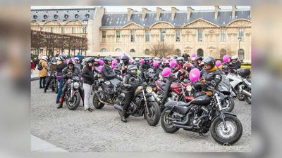 International Women's Day Motorcycle Rides Expand Across France In 2022