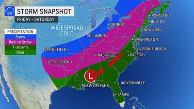 Late-Week Storm Could Reach ‘Bomb Cyclone’ Status Along Eastern Seaboard