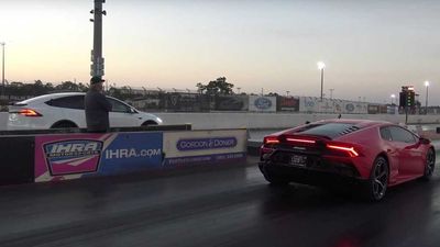 Tesla Model X Kills Another Supercar At The Drag Strip