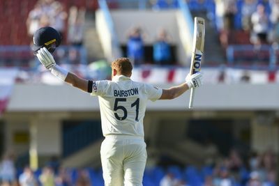Bairstow's century anchors England recovery after dismal start to 1st Test