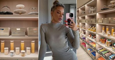 Inside Khloe Kardashian's super organised pantry - that's been dubbed a 'work of art'