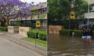 Sydney floods: before and after photos show how city roads and parks became rivers and lakes