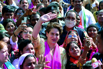 Fought hard, now waiting for UP poll results, says Priyanka Gandhi Vadra