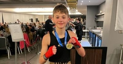 Rising boxing star grabs double gold medal success