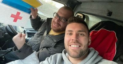 Brave dad-of-four and pal 'driving into the unknown' on 1,400-mile mercy mission to help Ukraine war victims