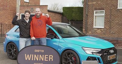 Carlton man wins 'dream' Audi worth £50k - with £10k in the boot